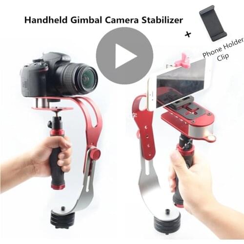 Gimbal Stabilizer For Action Camera Mobile Cell Phone Holder Smartphone Cellphone Selfie Stick Handheld Pole Gimble Pau Monopod