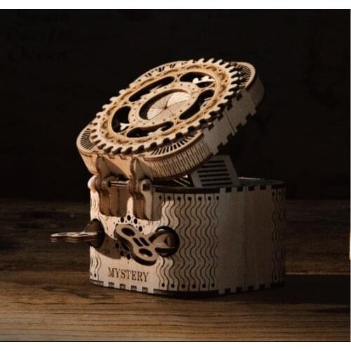 LK502 code box DIY handmade wooden three-dimensional assembled toys