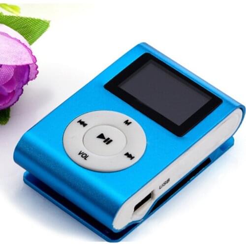 Micro LCD Screen Music Media Fashion Sport Music Player Walkman MP3 Music Player Mini Practical MP3 player Portable Clip