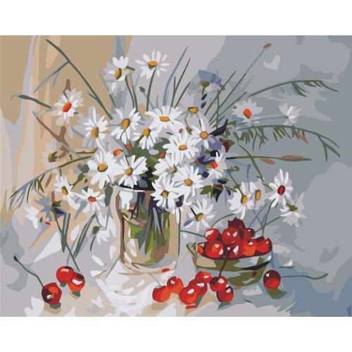 Helium Love Paint By Numbers For Adults Kids Lip Coloring Kit Drawing On Canvas Wall Art Handpainted Home Decor Diy Gift