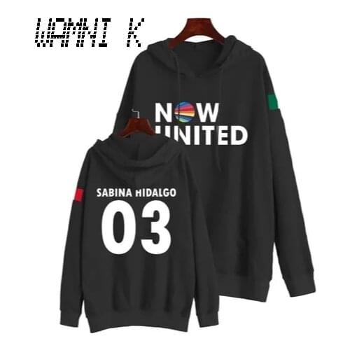 New Korean Fashion Now United Hoodie Sweatshirts Men Women Sabina Hidalgo 03 Pullover Tops Female Harajuku Streetwear Hip Hop
