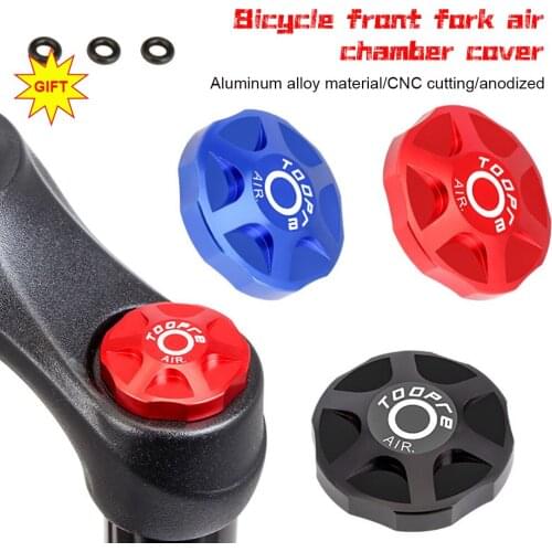 MTB Bike Shock Absorber Front Fork Cap Air Chamber Cover Aluminum Alloy Dust-proof Shoulder Cover Bicycle Parts Anti Anti-rust