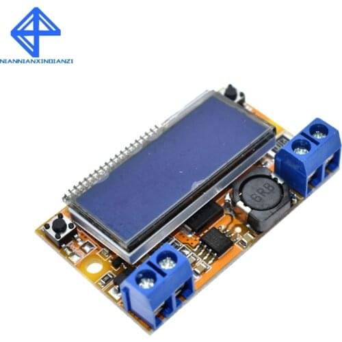 Dual Display DC-DC 5-23V To 0-16.5V 3A Max Step Down Power Supply Buck Converter Adjustable Step-down Voltage Regulator