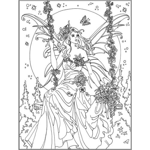 DABOXIBO Swing Girl Clear Stamps Mold For DIY Scrapbooking Cards Making Decorate Crafts 2020 NEW Arrival