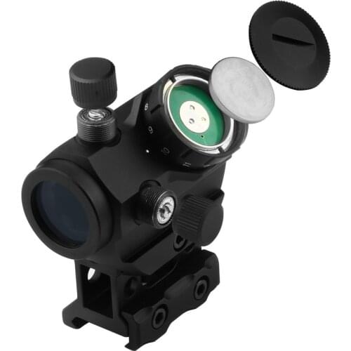 T1G Tactical Red Dot Sight Mini 1X25mm Shockproof Scope Sight Illuminated Sniper Red Dot Sight Outdoor Hunting Tools