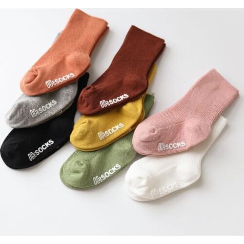 Spring Autumn Breathable Kids Socks Cotton Girls Boy Unisex Children Soft Short Tube Socks детские носки