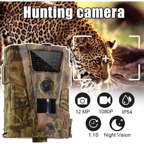 HD Camera HT-001B Trail Camera 12MP 1080P 30pcs Infrared LEDs 850nm Hunting Camera IP54 Waterproof 120 Degree Angle Wild Camera