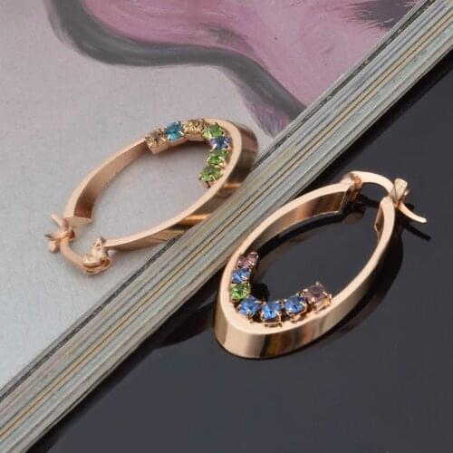 2018 new fashion jewelry, S925 Silver color yellow earrings, Ina Li decorative fashion trend wild earrings E08