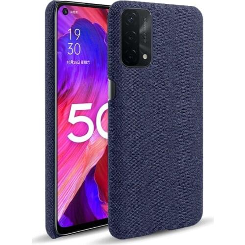 Cloth Business Case On The For OPPO A93 A94 A74 A55 A54 5G Fundas Slim Hard PC Phone Cover For Oppo A55 A74 A54 A94 A93 5G Coque