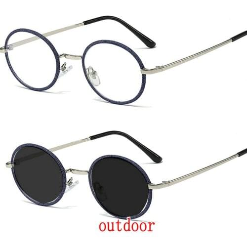 Brand Progressive Multifocal Reading Glasses women men round Presbyopia Hyperopia Bifocal Glasses Sun Photochromic eyeglasses NX