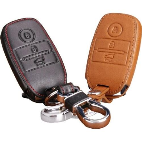 Genual leather key bag ,auto key holder,key case for KIA K3 ,auto accessories,car styling