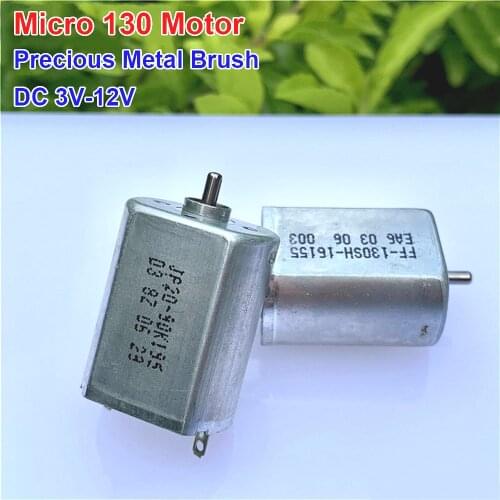 Mini FF-130SH Motor DC 3V 6V 9V 12V 17500RPM High Speed Micro Electric 130 Motor 5.7mm Short Shaft DIY Pump Toy Car Boat Model