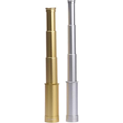 Powerful Hd Monocular 25x30/40mm Gold Pirate Mirror Telescopic Hiking Outdoor Travel Portable Telescope Vision Nautical Camping