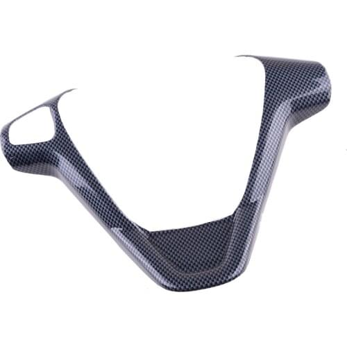 Car Steering Wheel Trim Cover Fit For Ford Fiesta Mk7/7.5 2008 2009 2010 2011 2012 2013 2014 2015 2016 2017 Accessories