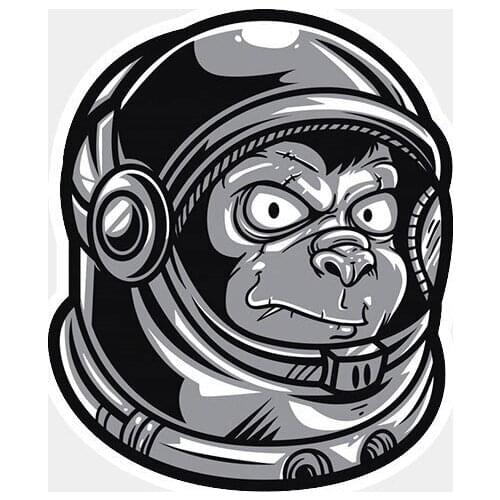 SpaceMonkey Decal Car Sticker Pegatinas Skiboard Skateboard Bottle Laptop High Quality KK Vinyl Cover Scratches Waterproof PVC