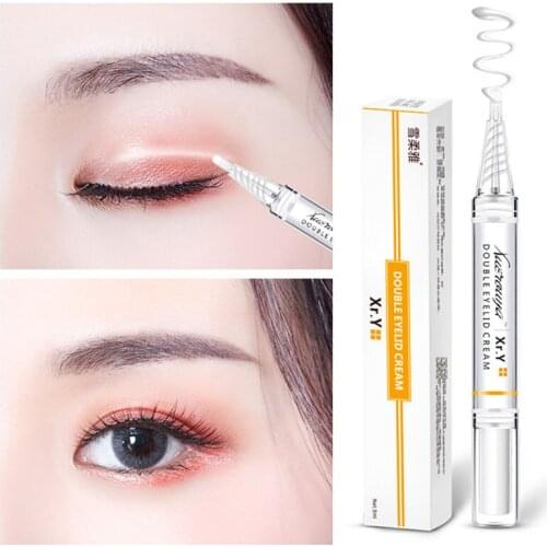 New Magic False Eyelash Glue Adhesive Double Eyelid Tape Cream Glue Eye Makeup Double Eyelid Cream Invisible Waterproof Glue