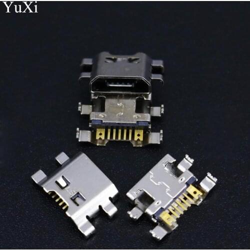 YuXi for LG K10 2016 K420 K420N MS428 K425 K428 PREMIER L62VL K4 Micro USB jack socket connector Charging Sync Port Charger