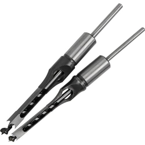 6.4mm 8mm 9.5mm 12.7mm Carpenter Square Drill Bit Tool Woodworking Bit Hole Drill Hole Saw Mortise Chisel Wood Drill Bit 1PC