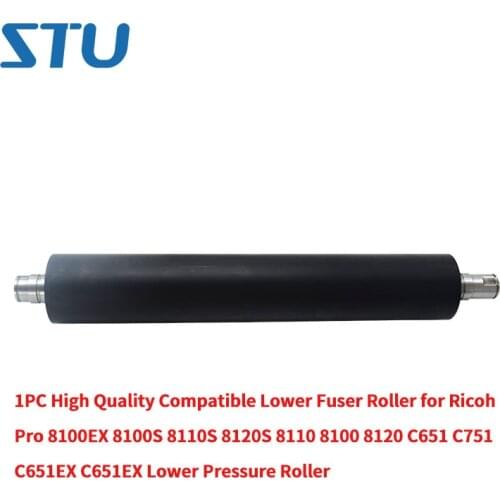 1PC High Quality Compatible Lower Fuser Roller for Ricoh Pro 8100EX 8100S 8110S 8120S 8110 8100 8120 C651 C751 C651EX C651EX