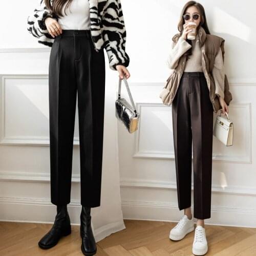 YUAZHOQI Women's Straight Trousers