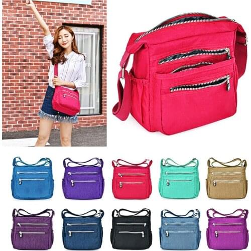 Women Tote Messenger Cross Body Bag Handbag Ladies Shoulder Bag Purse Waterproop New