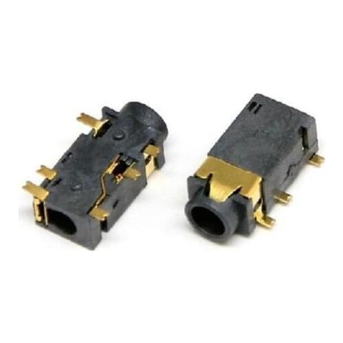 10PCS 3.5mm Female Audio Connector 6 Pin SMT SMD Headphone Jack Socket PJ-311D