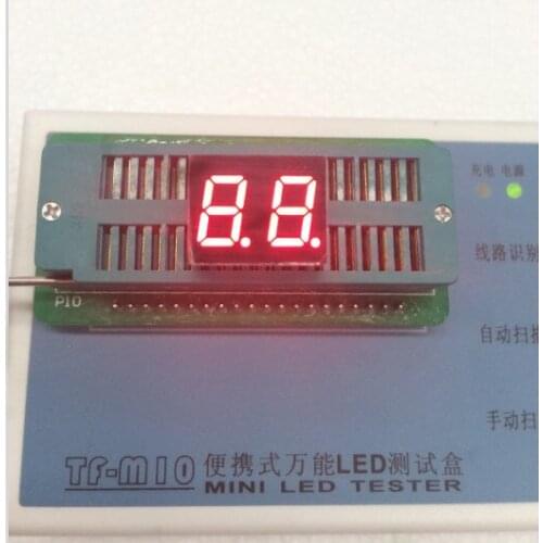 100pc Common cathode/Common anode 0.4inch digital tube 2 bit digital tube display Red LED digital tube