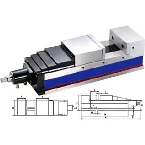 161MM AIR/OIL VISE (SIDE-BY-SIDE TYPE) (GS-6612W02)