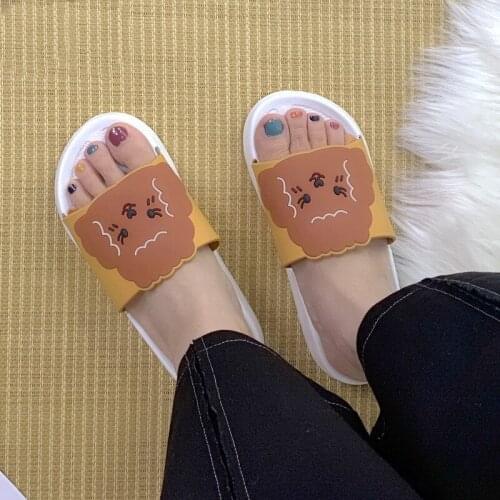 2020 New Cute Dog Slippers Cartoon Animal Poodle Dogs House Shoes Men Women Summer Couple Soft Bottom Outdoor Indoor Home Slides