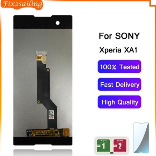 6.0'' 100% Tested LCD Display For SONY Xperia XA1 Touch Screen Digiziter LCD Replacement For Sony Xperia XA1 G3112 G3116 G3121