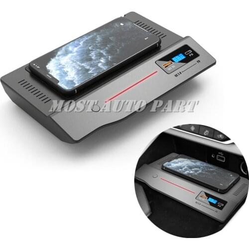 Interior Car Wireless Charger Phone Fast Charging Pad Trim For Nissan Teana Altima 2019-2021 1pcs