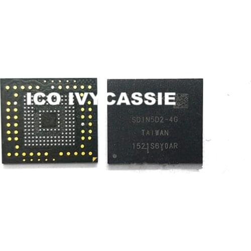 SDIN5D2-4G eMMC 4GB BGA153 NAND flash memory IC chip Used 100% Tested Good