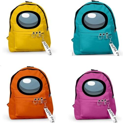 Children Backpacks Small Bags Unisex Candy Colors 3D Oxford Waterproof Key Chain Accessories Cute Kawaii Boys Girls School Bags