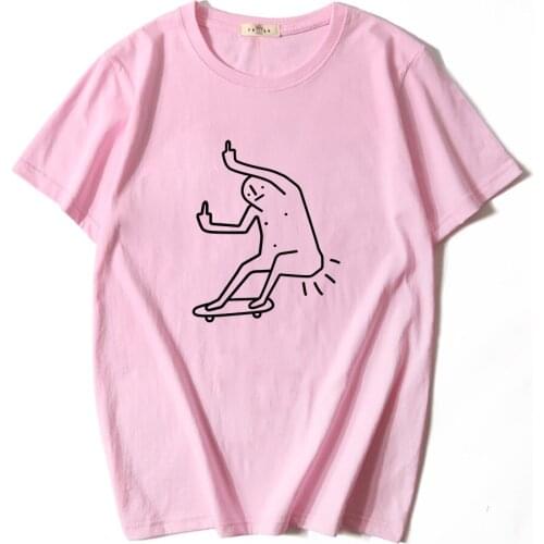 2021 summer new t-shirt men fashion skateboard print 100% cotton plus size short sleeve tees tops breathable quality tees