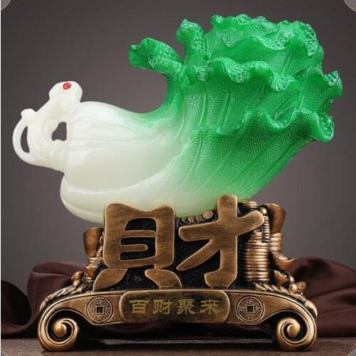 Cabbages to arrange a fortune hundred fortune crafts living room wine cabinet ornaments housewarming business company to send gi