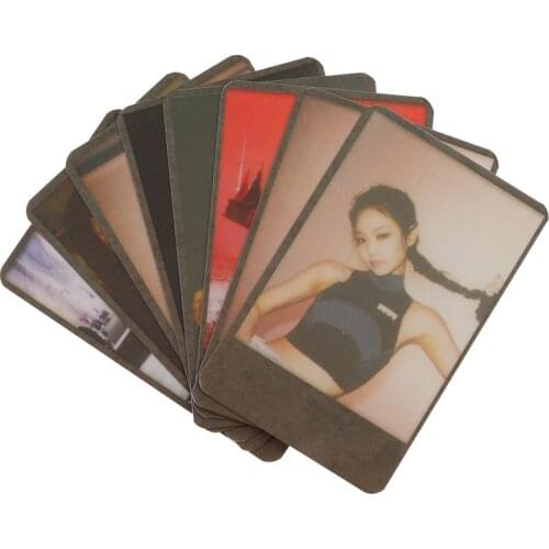 8Pcs/Set Photocard Fans Gift Collection Stationery Set K-POP Album Self Made Paper Lomo Card Photo Card Poster