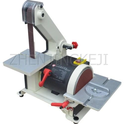 Desktop Abrasive Belt Machine Small Wire Drawing Machine Multifunction Electric Sharpener Woodworking Sanding Machine Polisher