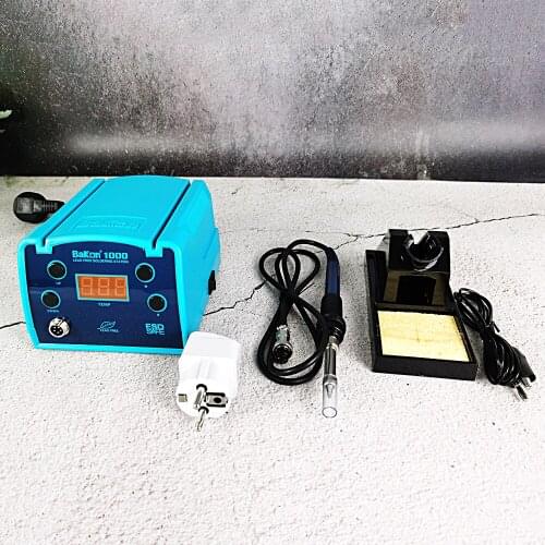 BAKON BK1000 90W adjustable temperature electric soldering iron soldering station with high frequency with LCD digital station