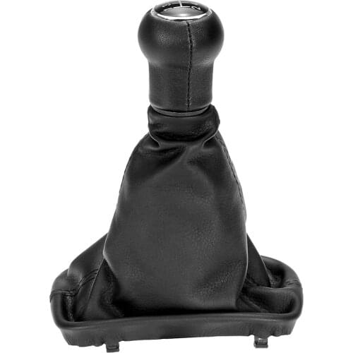 New car-styling 5 Speed Gear Shift Knob Stick Gaiter Boot Kit for AUDI A6 C5 1997-2001 A4 B5 1998-2000 A8 D2 5 GEARBOX 1996-2003