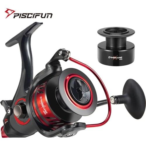 Piscifun Carnivore X Baitfeeder Spinning Reel Shielded Stainless Stell BB Salt Fresh Water Live Liner Bait Carp Fishing Reel