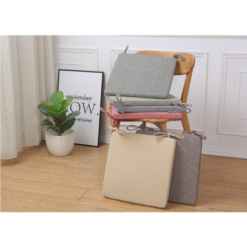 Chair Seat Cushion Buttocks Pads Seat Pad Dining Chair Cushions Washable Non-slip Office Seat Pads Sponge Chair Cushion