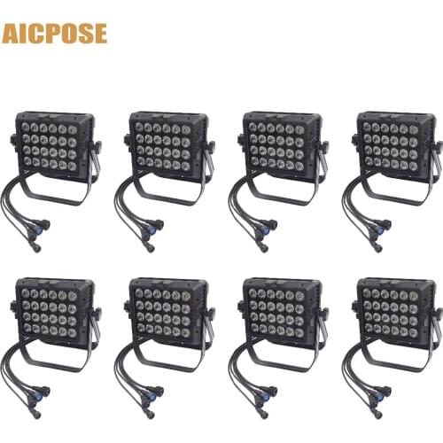 IP65 Waterproof Wall Washer 24x18w RGBWA UV 6in1/RGBW 4in1/RGBWA 5in1 Led Outdoor Rainproof Stage Light Square Par Light