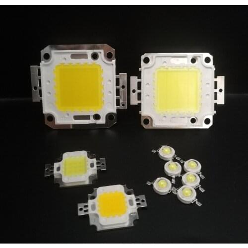 High Power LED Chip 1W 3W 5W 10W 20W 30W 50W 100W Warm Cold White SMD Light Bead 1 3 5 10 20 50 100 W Watt