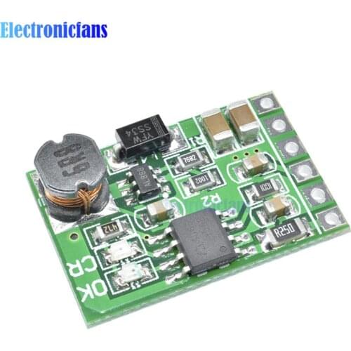 2in1 Lithium Battery Charger Discharger Board DC 5V 3.7V 5V to 12V DC 12V DC-DC Converter Step-up Module for IP PTZ Camera UPS