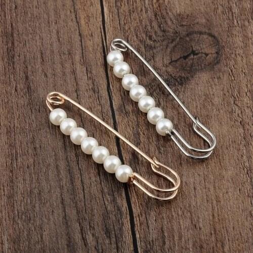 Womens Fashion Brooch Set Pearl Brooch Pins Badge Sweater Coat Decorative Jewelry Pin Brooches Buckle Accessories