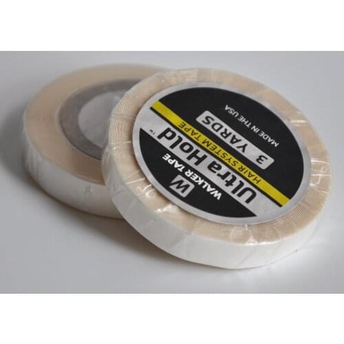 1 Roll 1/3inch(0.8cm)*3yards Ultra Hold White Double Sided Tape For Lace Wig/Tape Hair Extension/Toupee