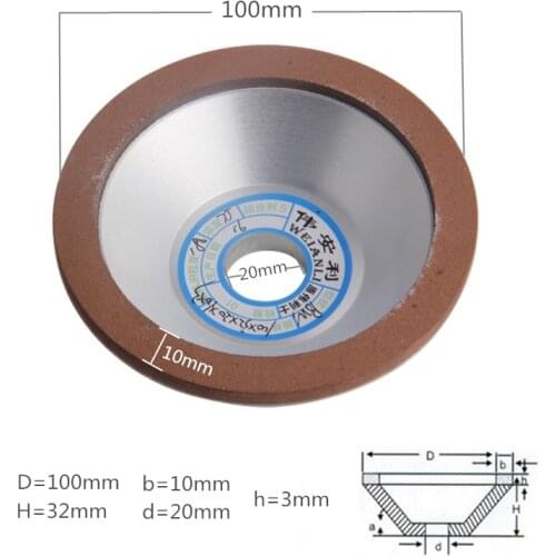 100mm Diamond Grinding Wheel Cup 150/180/240/320 Grain Cutting Saw Blade Disc Grinding Wheels Rotary Abrasive Tools