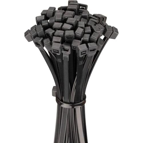 100PCS Cable Zip Ties Heavy Duty Premium Cable Ties With 50 Pounds Tensile Strength Self-Locking Nylon Wire Ties