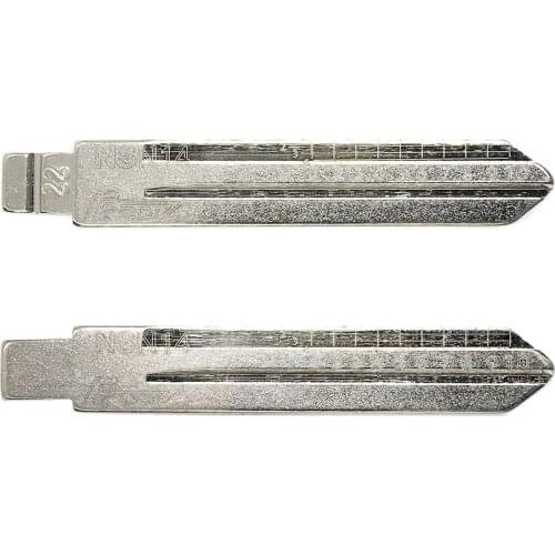 2/15/30pcs HY1516 50# for-Hyundai Uncut Car Key Blade with Scale Engraved With Marks for KD/VVDI/JMD remote