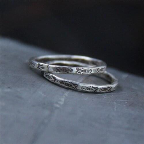 2018 Real Hot Sale Anel Feminino Chiang Mai Thai Restoring Ancient Ways More Fish Fine And Ring Manual Accessories In Thailand